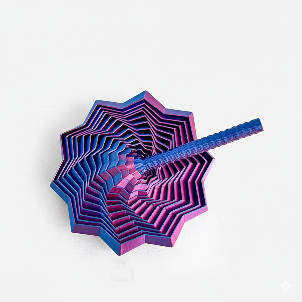 DripDrop Fidget 3d Hexagon Spinner